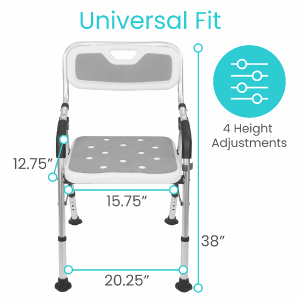 Foldable Shower Chair - Image 3